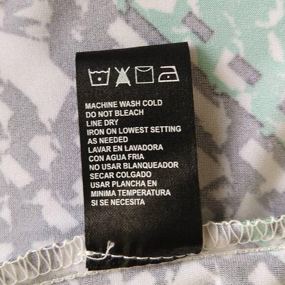 Perceptions Green & Black Sleeveless A-Line Dress - Picture 6 of 7